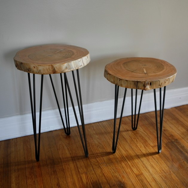Diy End Table Ideas Top 5 Easy And, Wood Slab End Table Diy