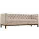 Paramour Beige Fabric Sofa