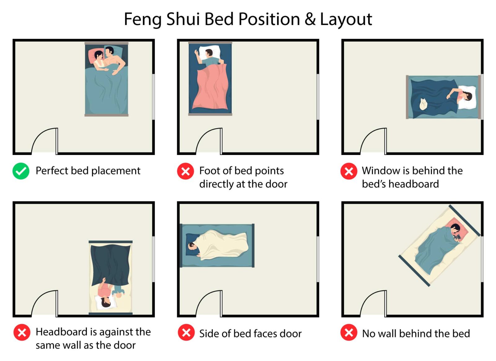 Feng Shui Bedroom Ideas & Decorating Guide - Lazy Loft