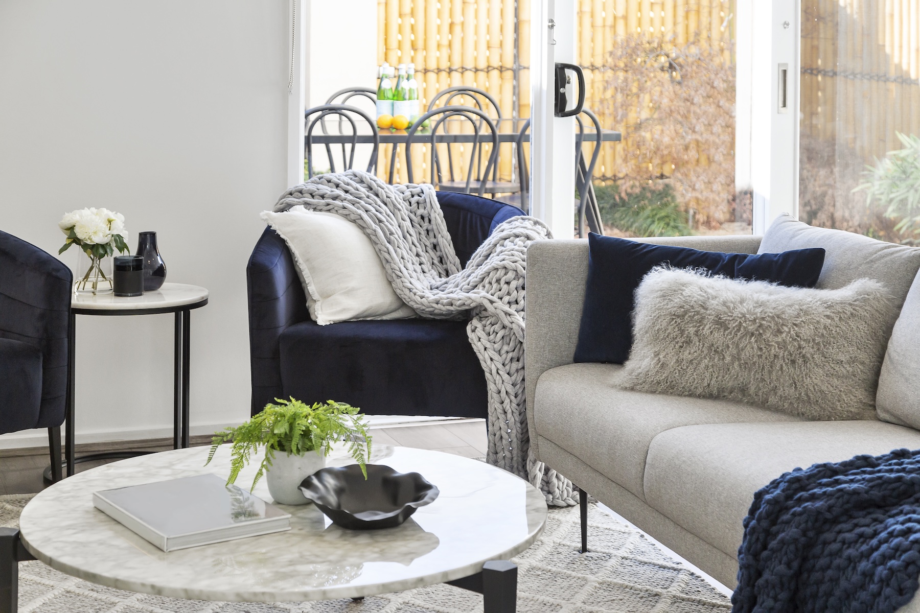 add marble for elegance