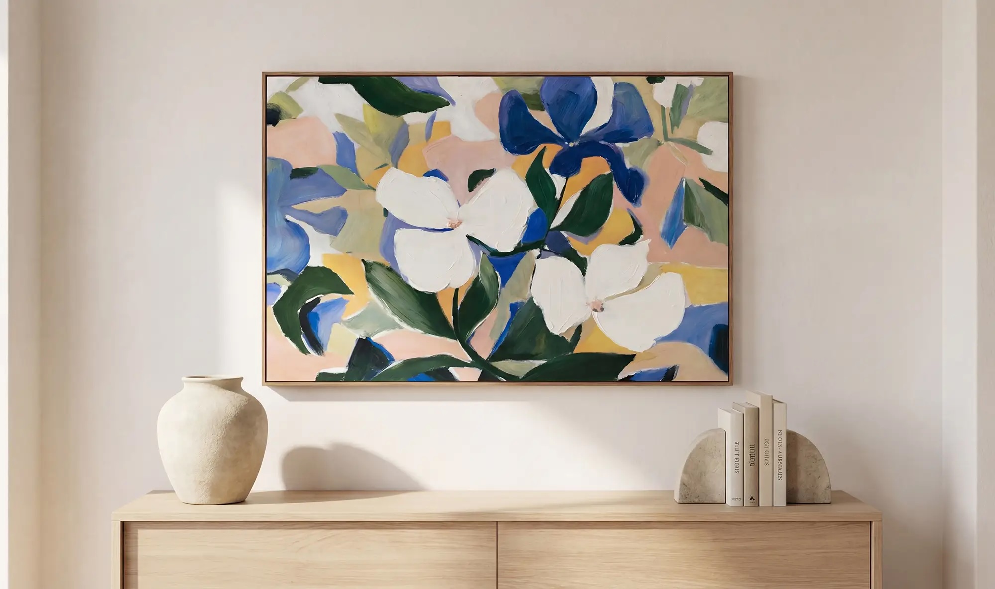 dont overdo it with wall art