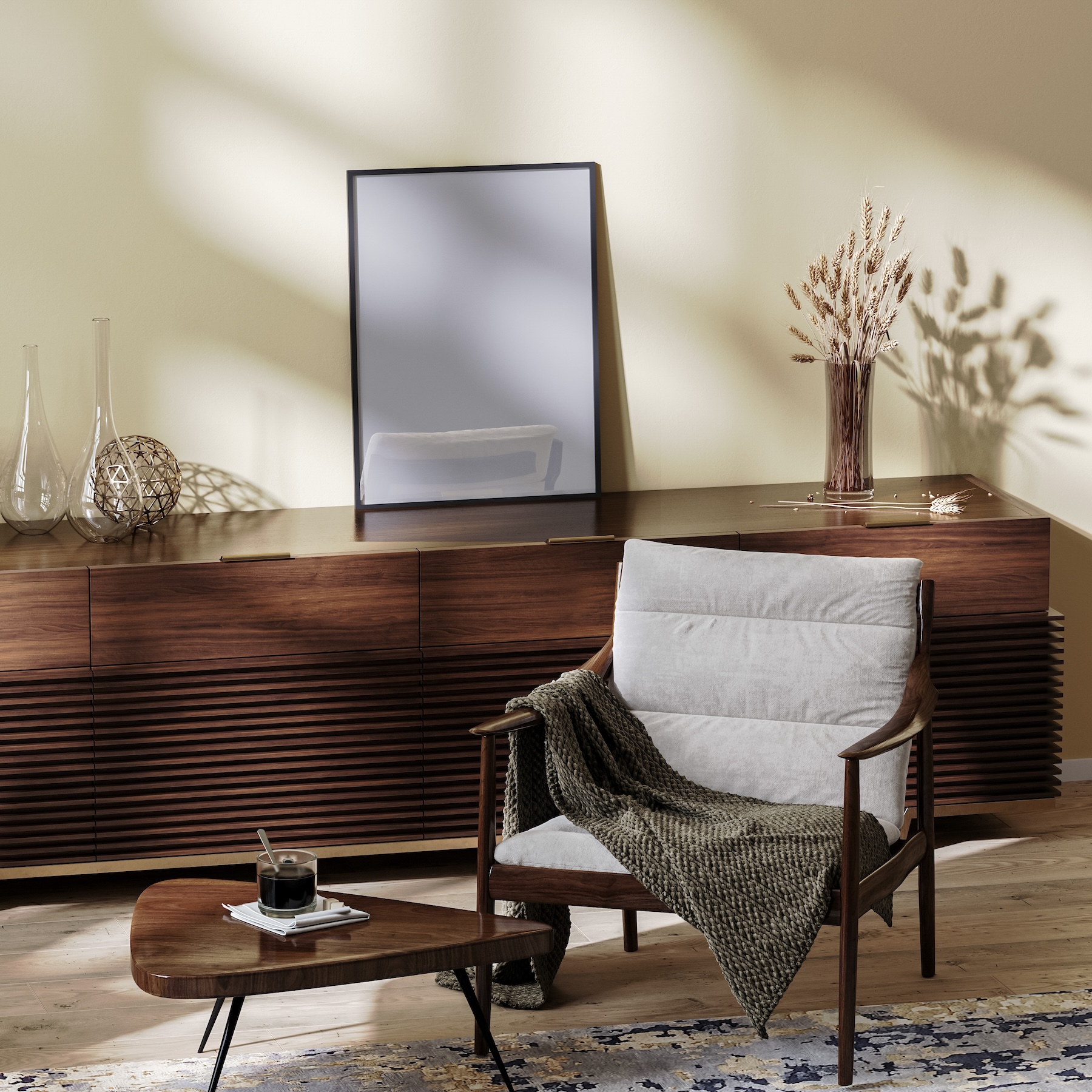 Sideboard living room idea 4