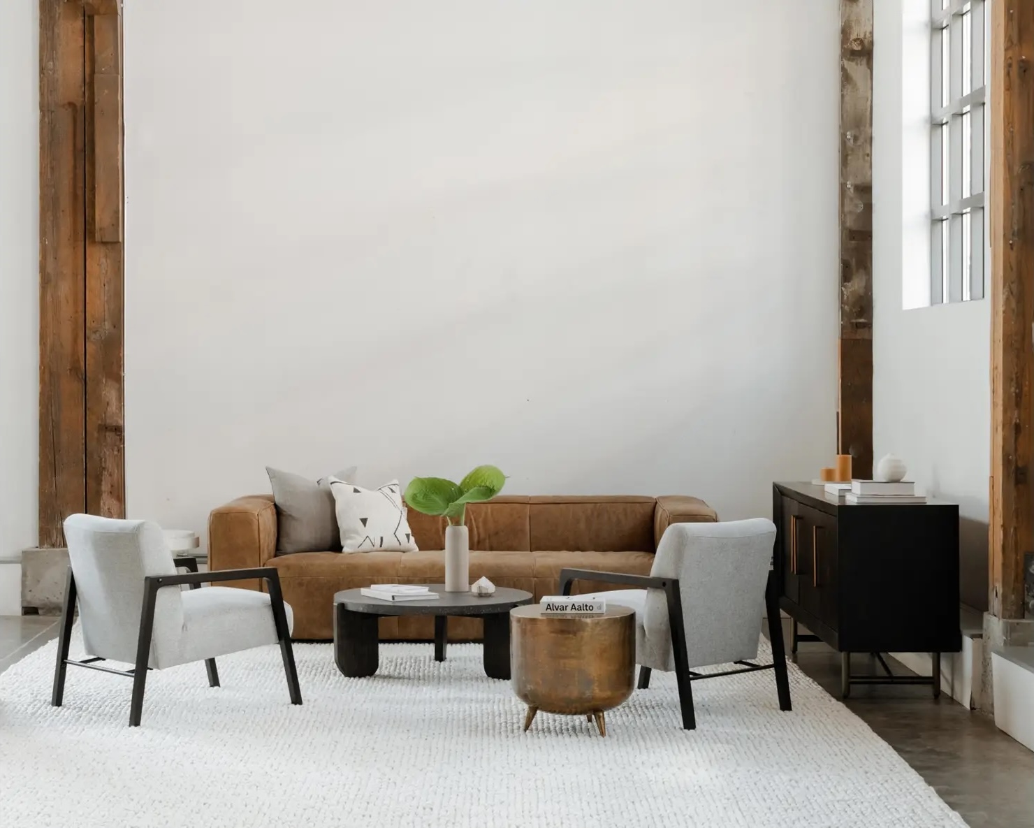 Industrial sofa style 4