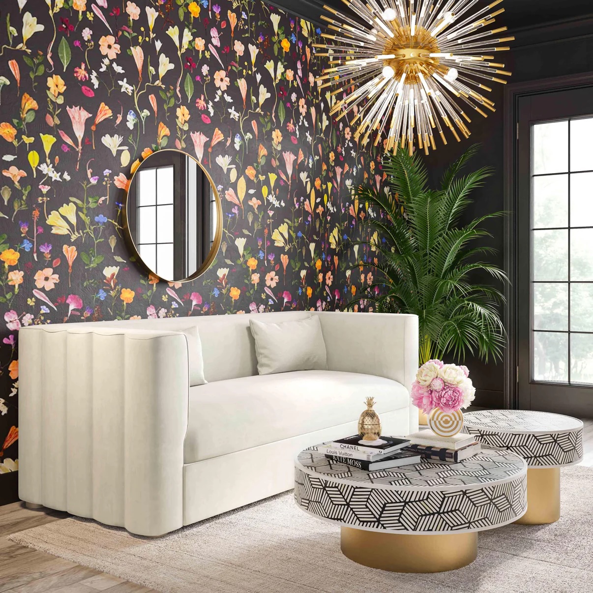 maximalist living room