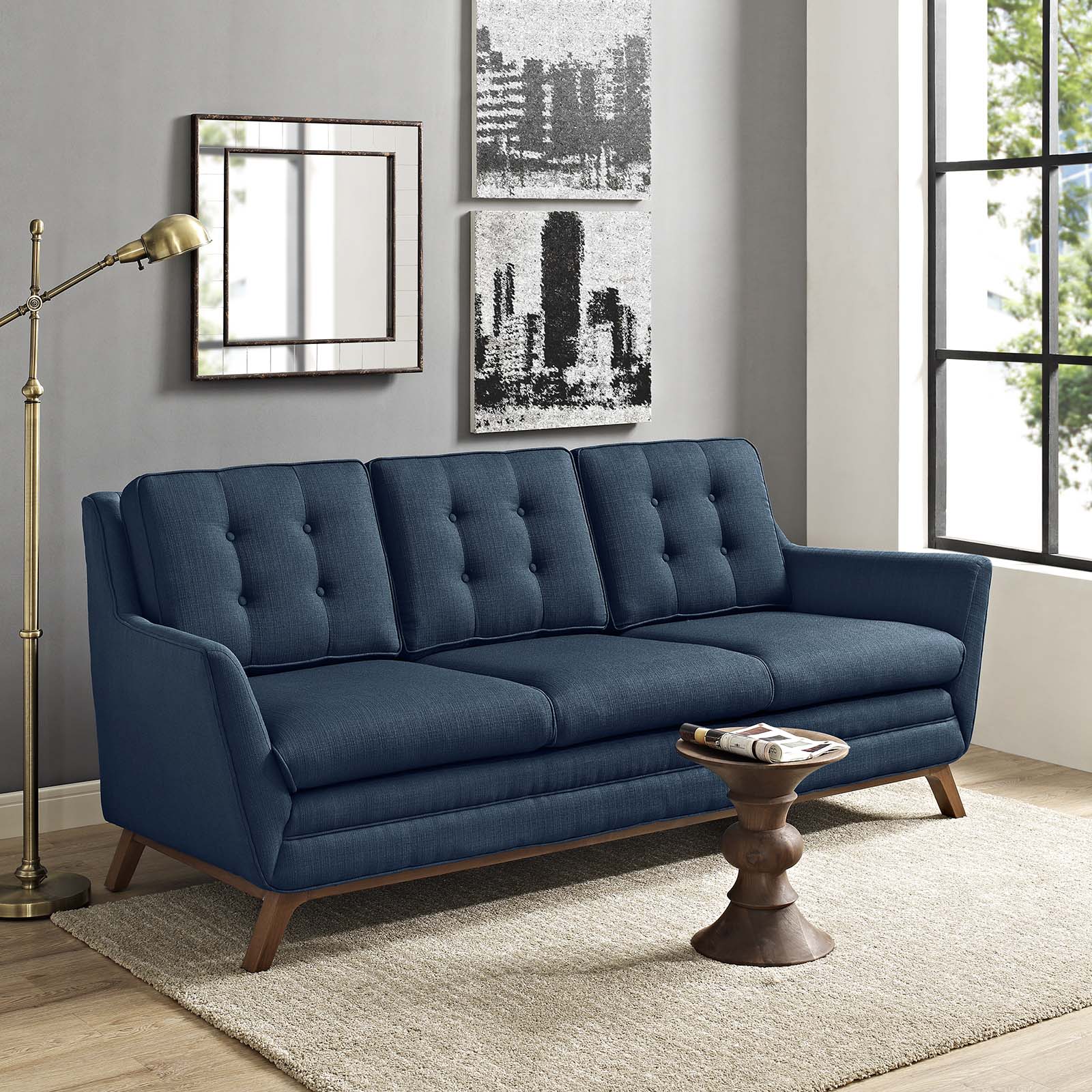 Mid-century modern sofa style 2