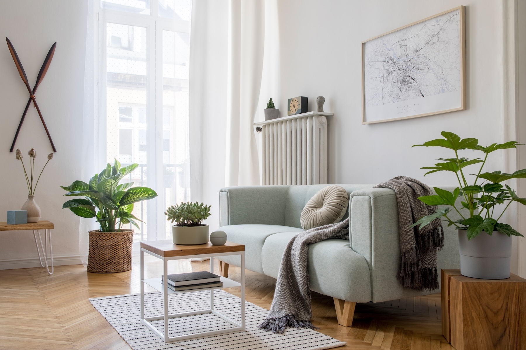 opt for simple furniture