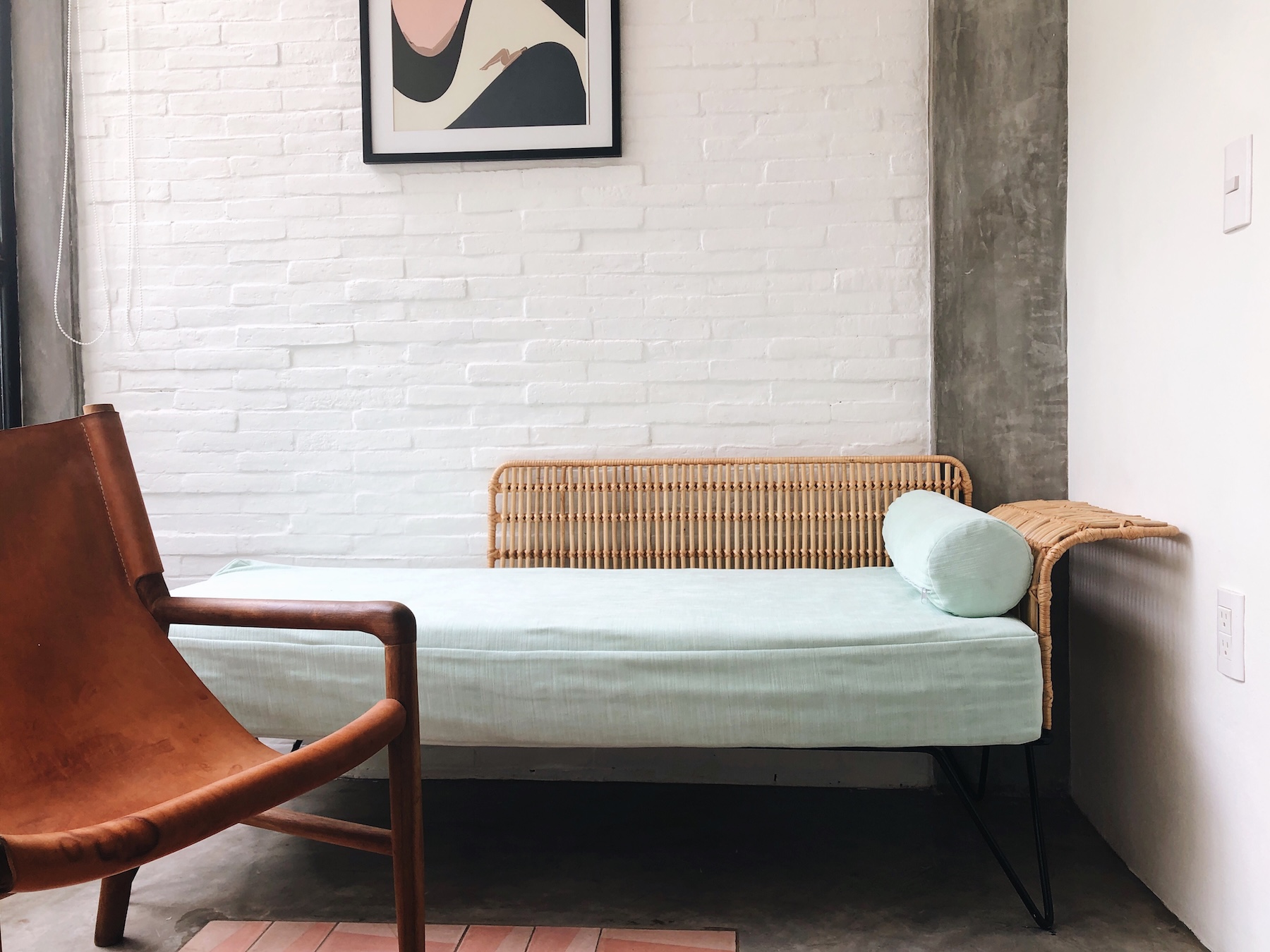 Low-profile daybed alternative for a small apartment