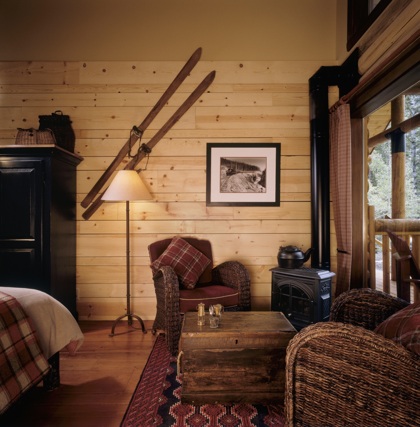 rustic living room chandelier