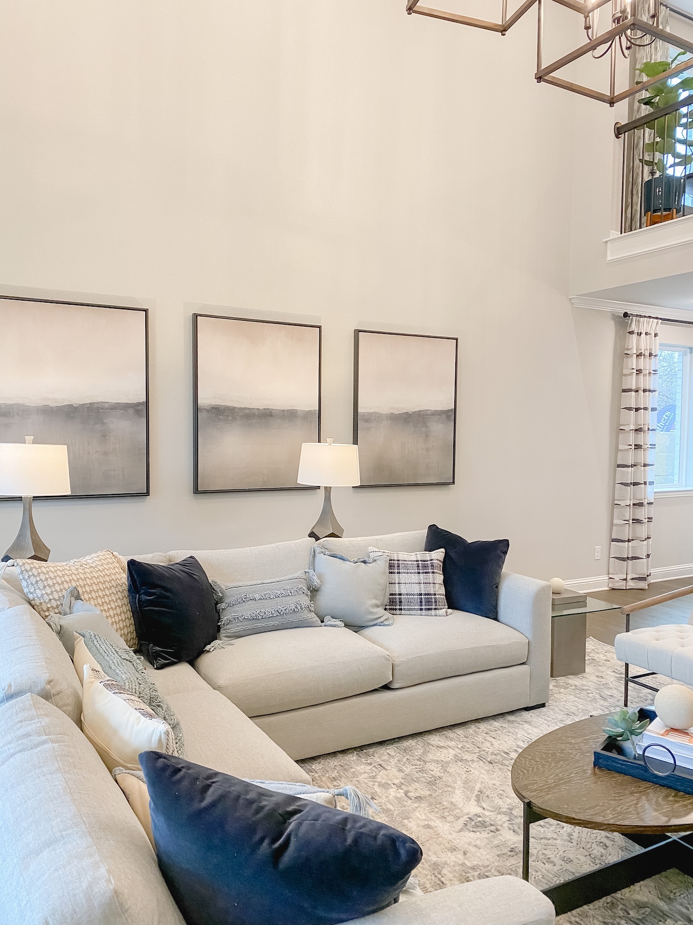 transitional sideboard setup