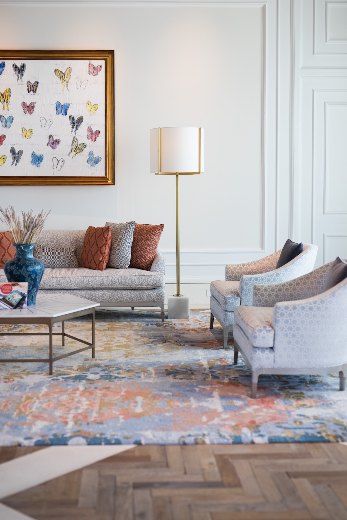 transitional living area