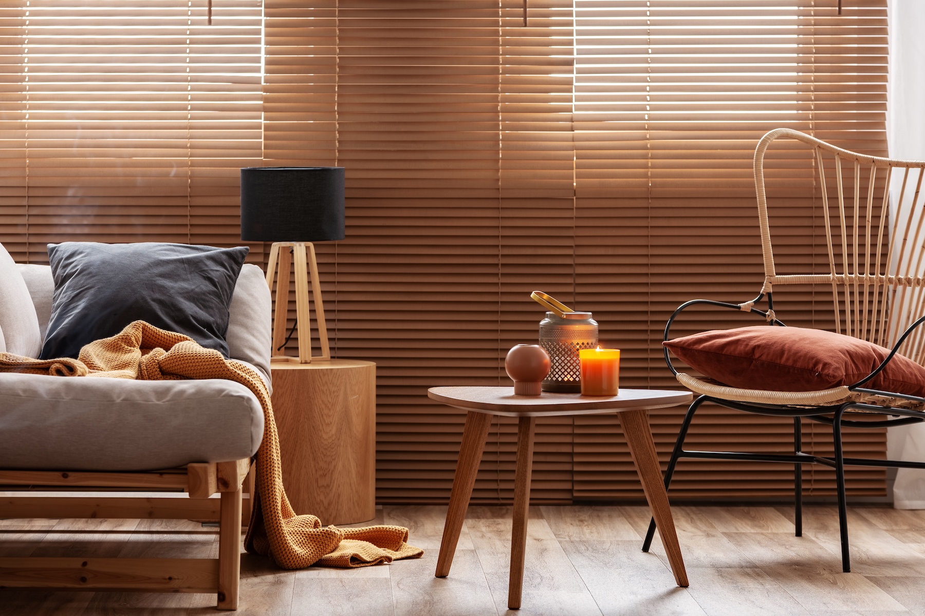 use bamboo blinds