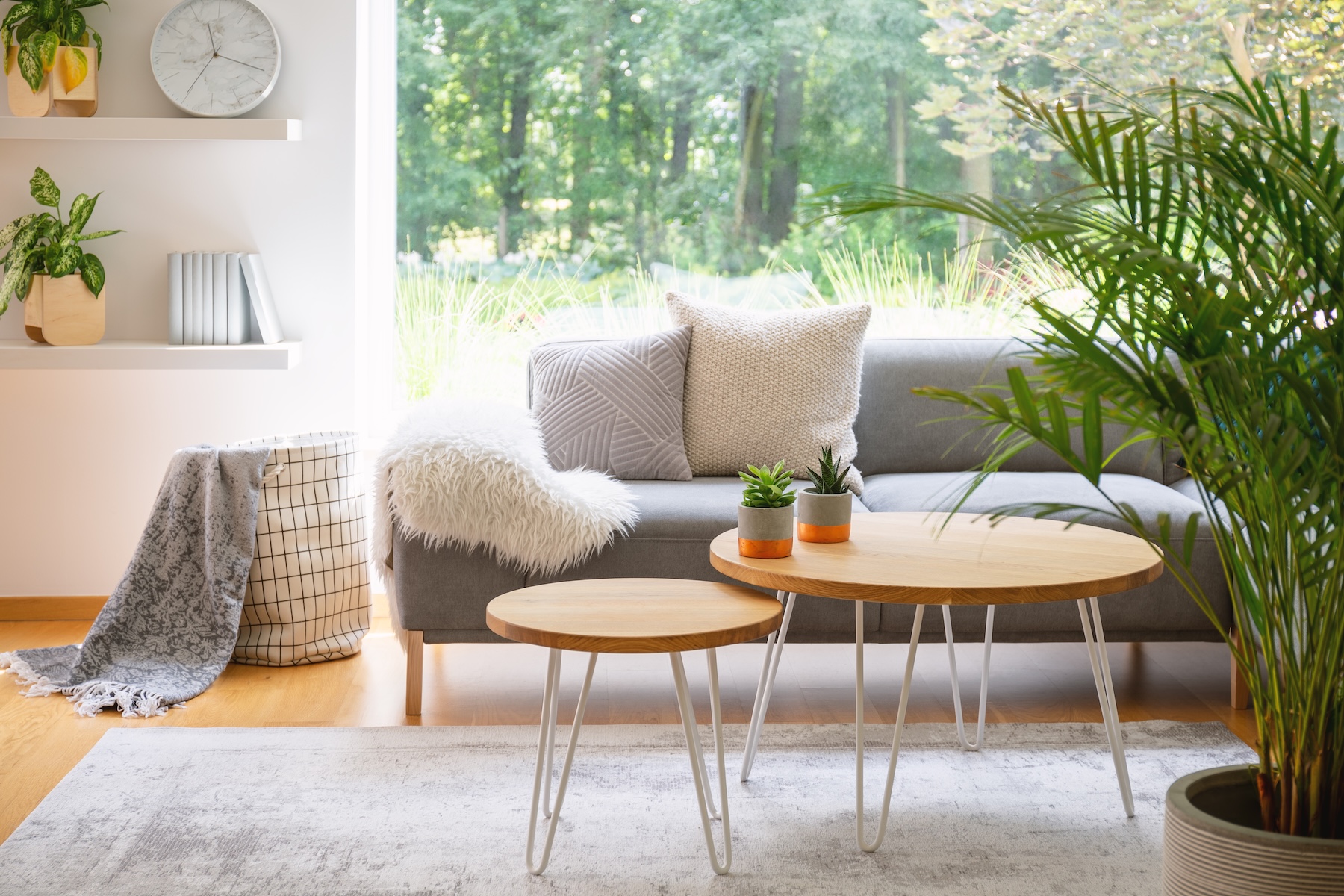 use space-saving furniture